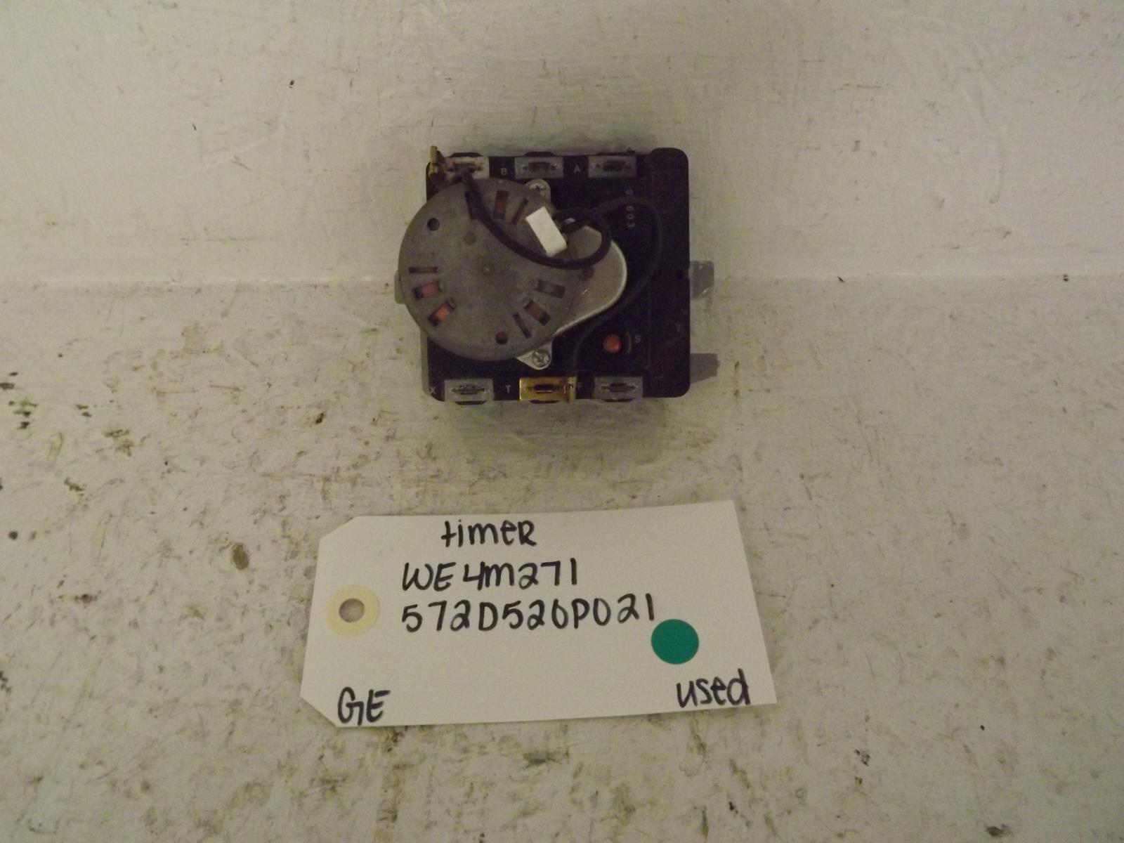 GE Dryer WE4M271 572D520P021 Timer Used GE Dryer WE4M271 572D520P021 Timer Used